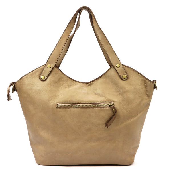 VS 016 taupe natūralios odos rankinė taupe