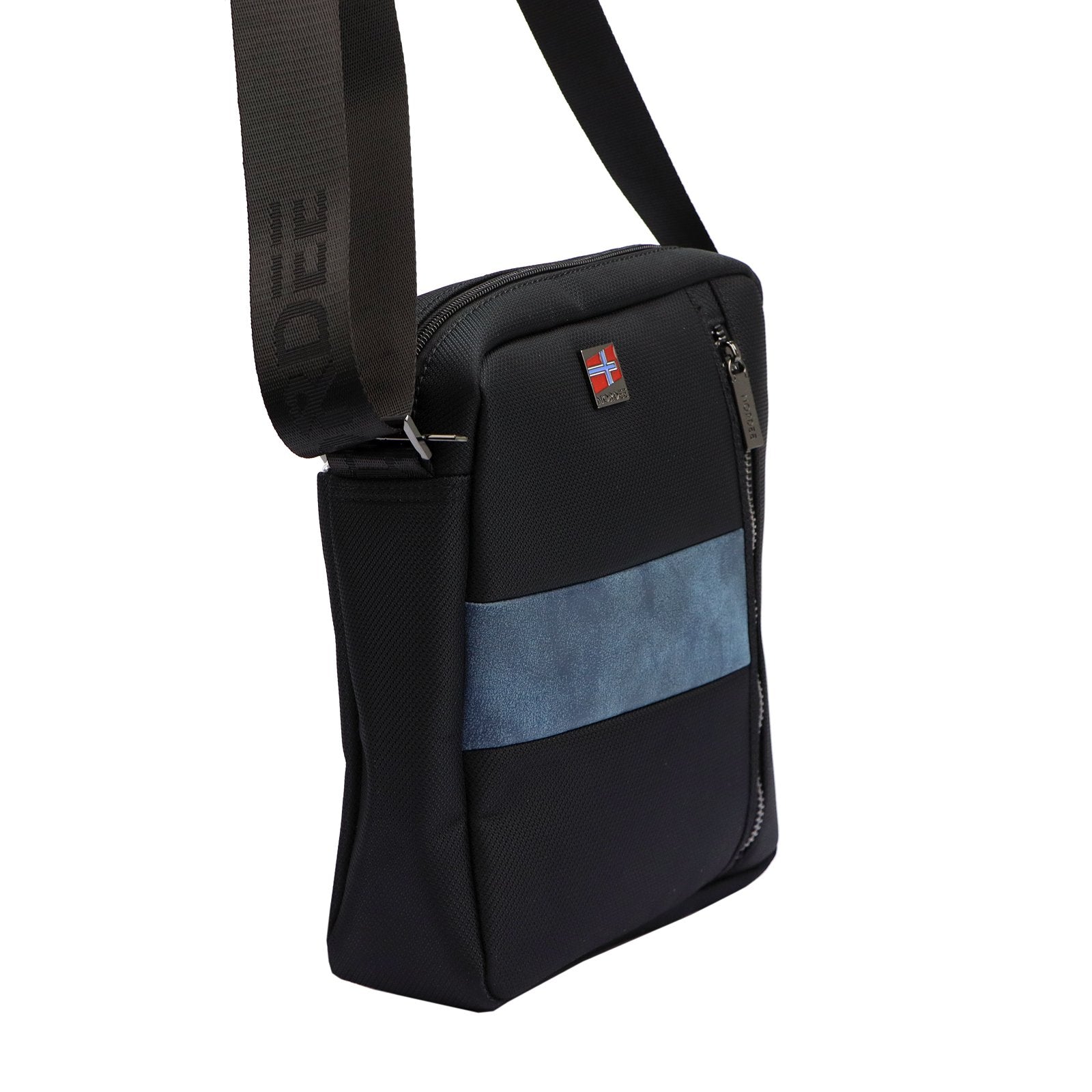 Nordee S112 juoda ir mėlyna rankinė czarny + niebieski