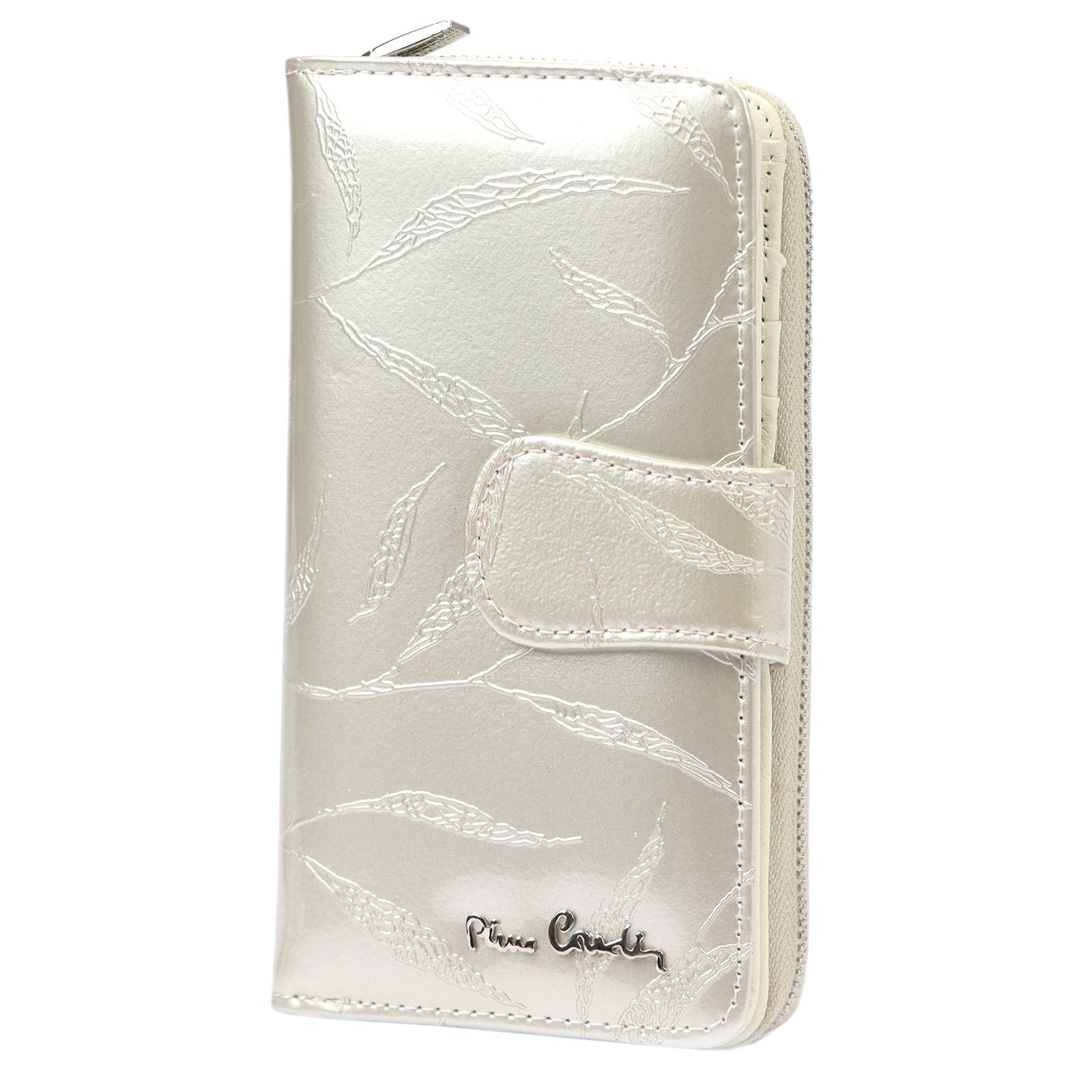 Pierre Cardin 02 LEAF 116 kreminė piniginė cream