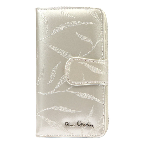 Pierre Cardin 02 LEAF 116 kreminė piniginė cream