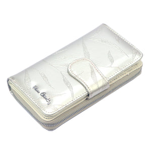 Pierre Cardin 02 LEAF 116 kreminė piniginė cream