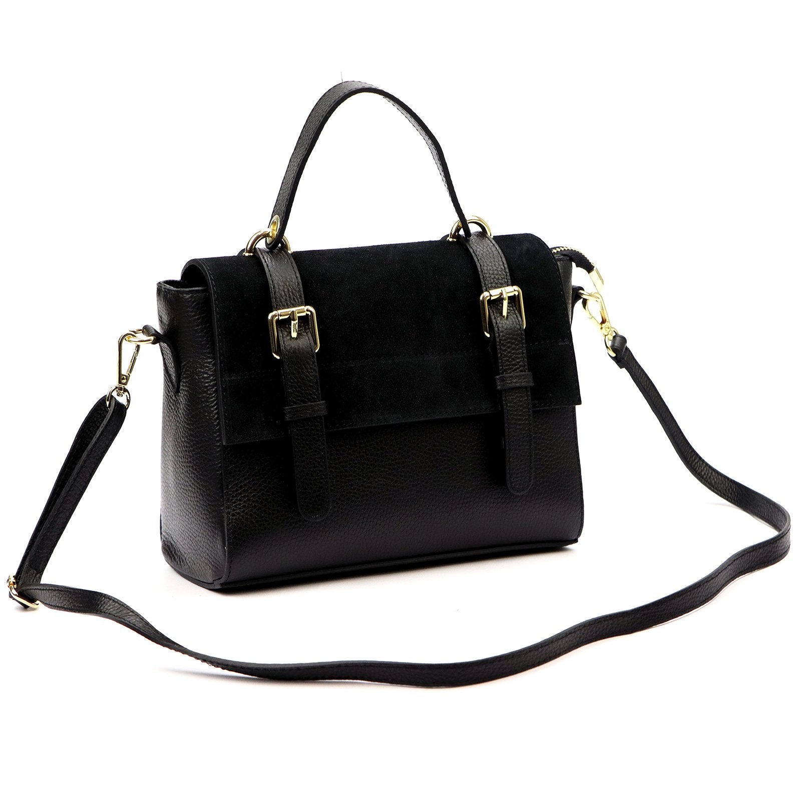 Luka 26-056 juoda odinė rankinė czarny