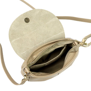 Luka 26-109 DOLLARO taupe natūralios odos rankinė taupe
