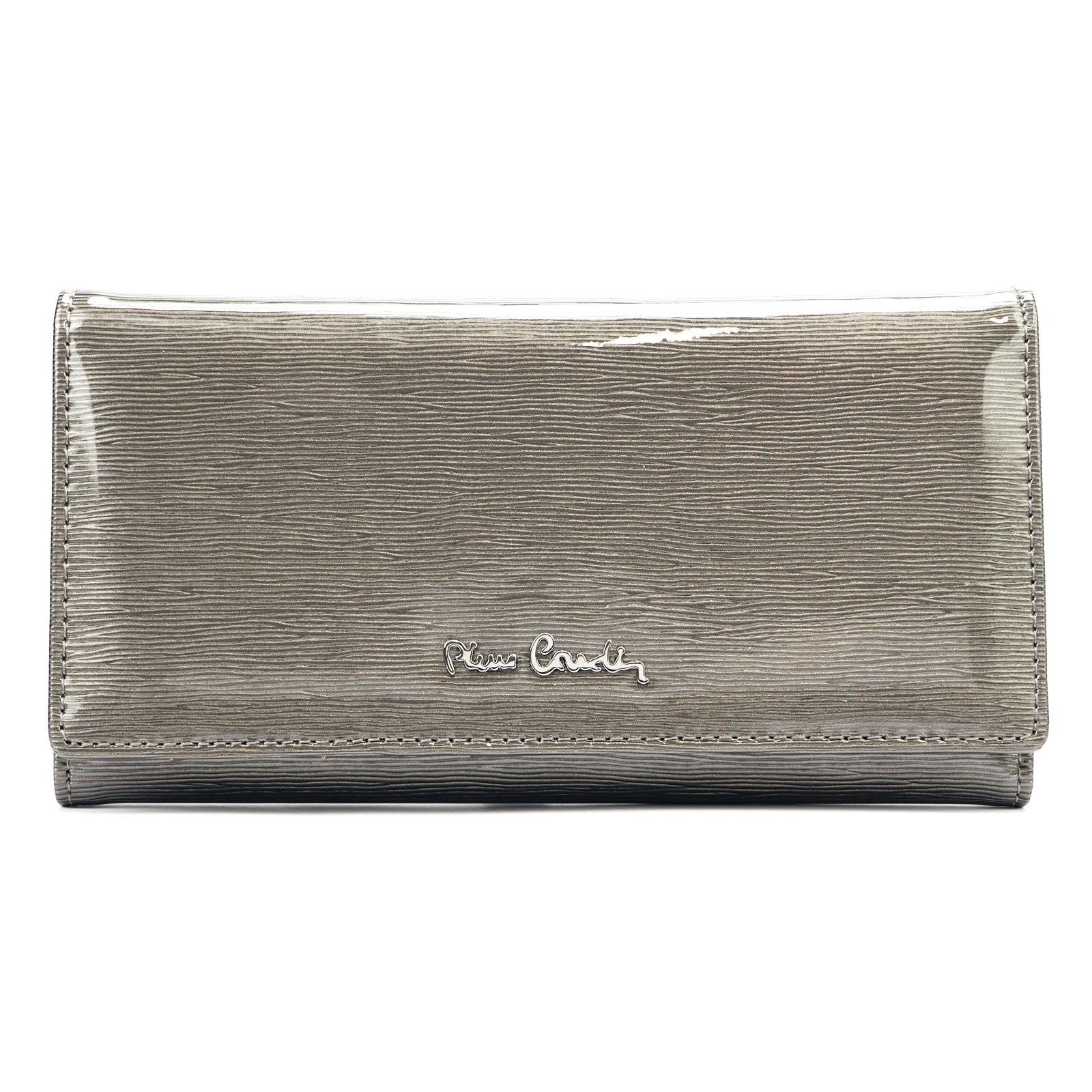 Pierre Cardin 05 LINE 114 pilka odinė piniginė popiel