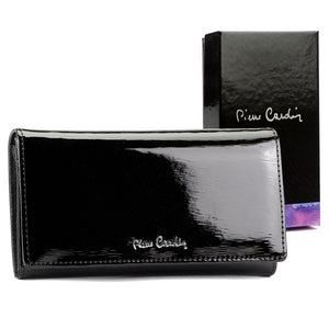 Pierre Cardin 05 LINE 114 juoda odinė piniginė czarny
