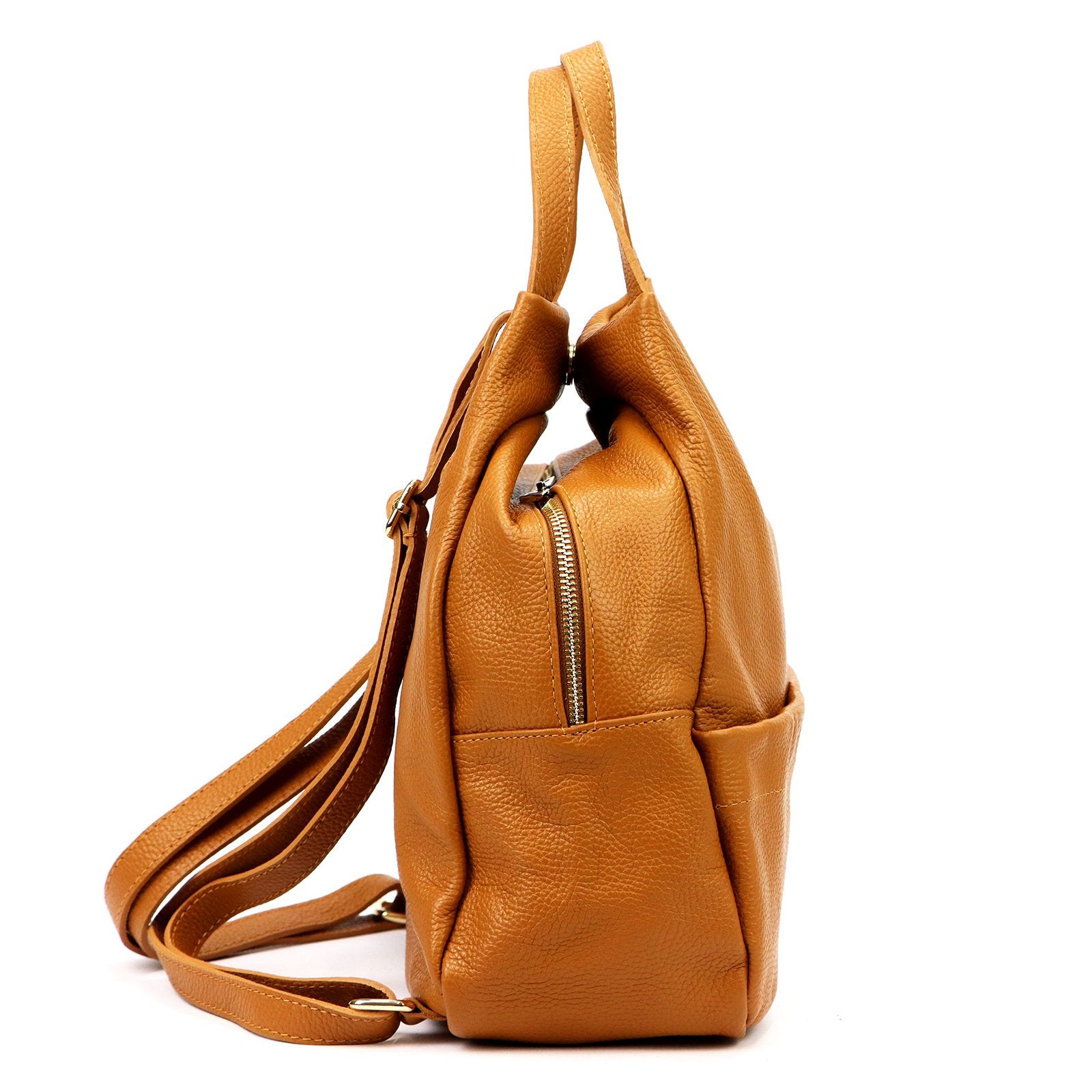 Luka 24-070 DOLLARO camel-1 odinė kuprinė camel-1