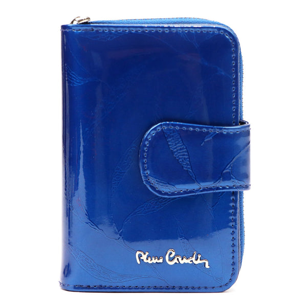 Pierre Cardin 02 LEAF 115 mėlyna odinė piniginė niebieski