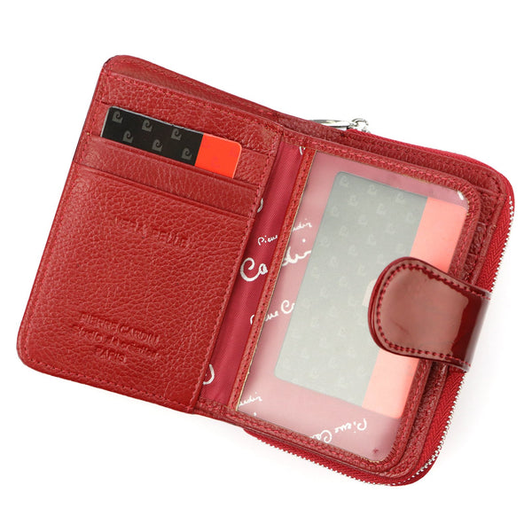 Pierre Cardin 02 LEAF 115 bordo piniginė bordo