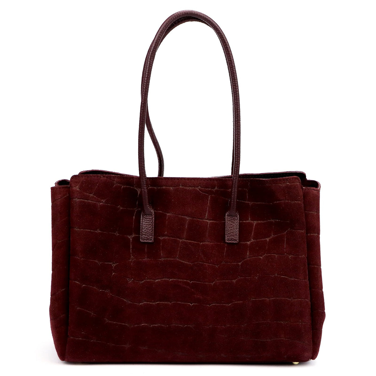 Camilla PREMIUM 10.004 CROCO bordinė odinė rankinė bordo
