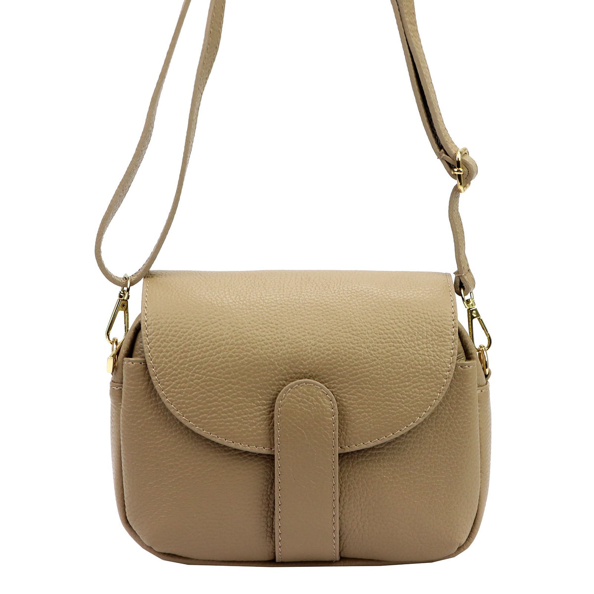 Luka 24-099 DOLLARO taupe natūralios odos rankinė taupe