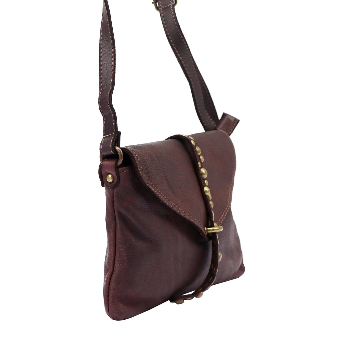 VS 013 bordo spalvos natūralios odos rankinė bordo