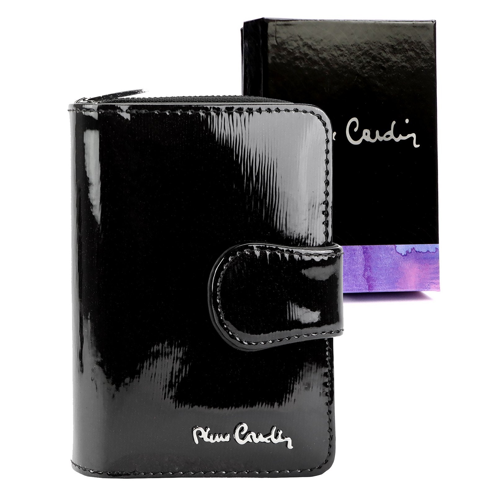 Pierre Cardin 05 LINE 115 juoda odinė piniginė czarny