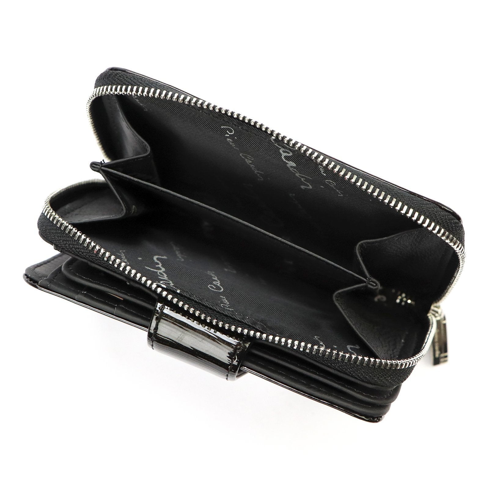 Pierre Cardin 05 LINE 115 juoda odinė piniginė czarny