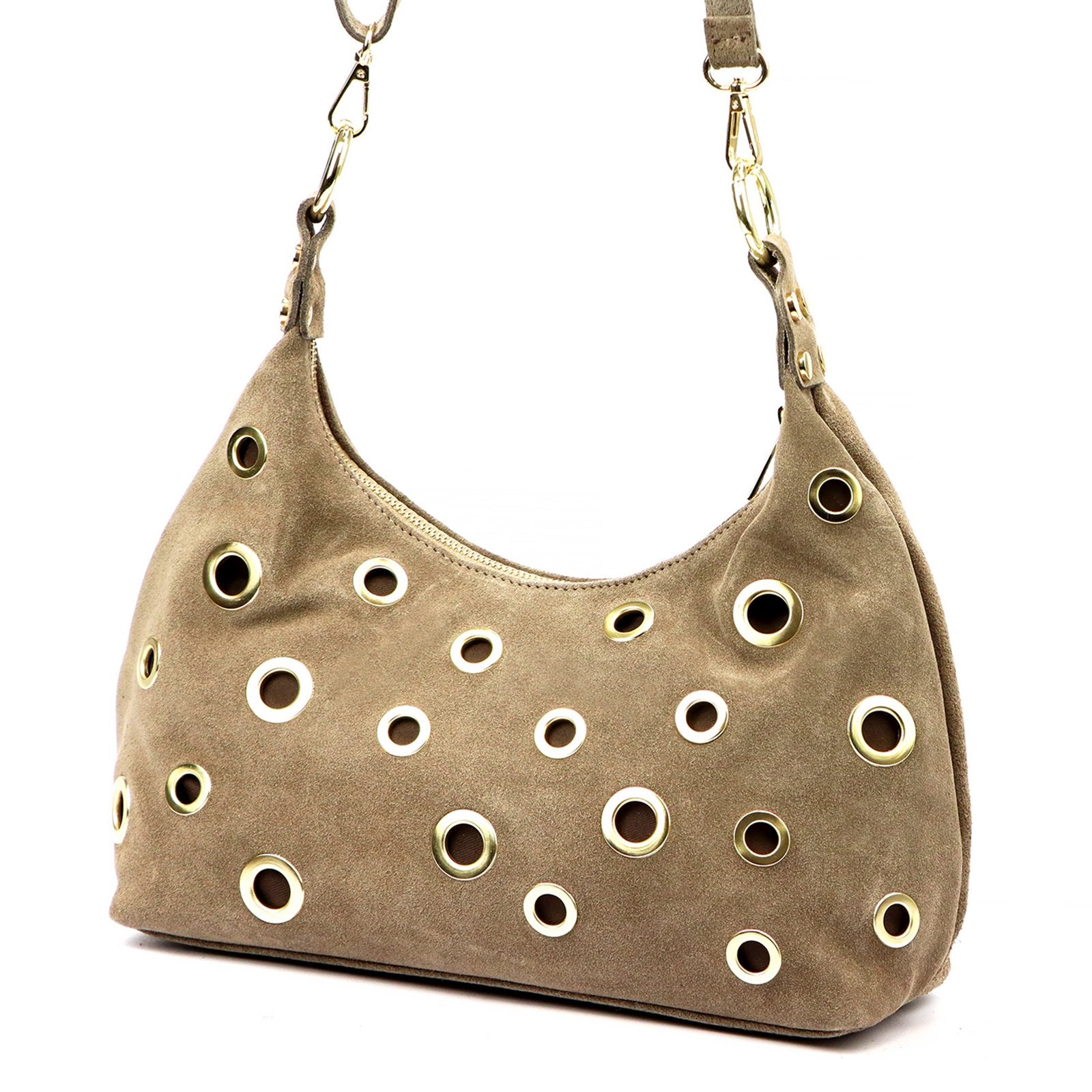 Luka 26-052 taupe odinė rankinė taupe