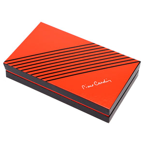 Pierre Cardin TILAK161 2584 raudona odinė piniginė czerwony
