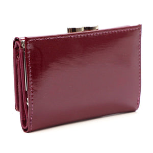 Pierre Cardin 05 LINE 117 violetinė odinė piniginė fioletowy