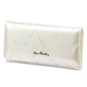 Pierre Cardin 02 LEAF 114 kreminė piniginė cream