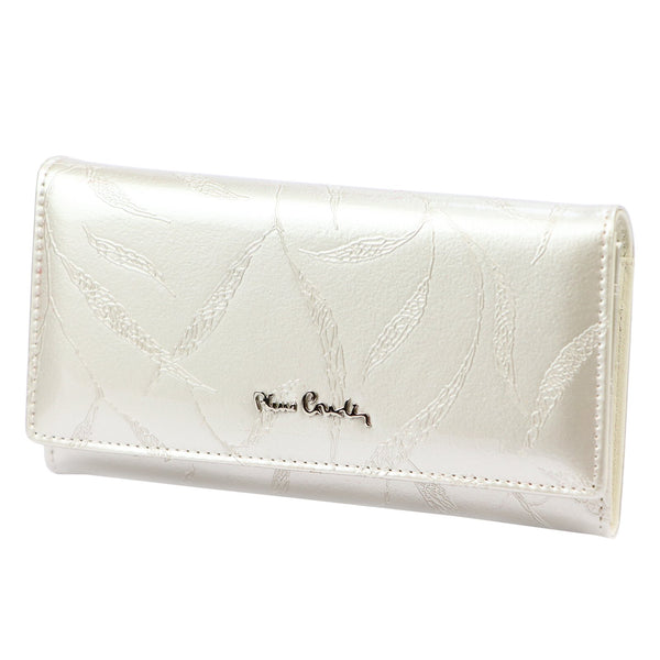 Pierre Cardin 02 LEAF 114 kreminė piniginė cream