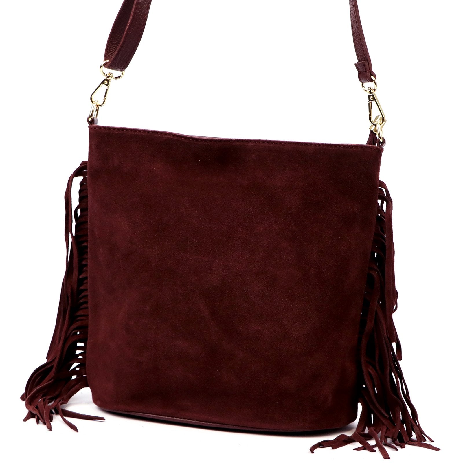 Luka 26-030 bordo odinė rankinė bordo