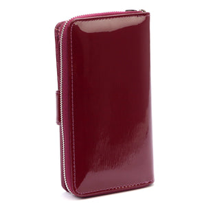Pierre Cardin 05 LINE 116 violetinė odinė piniginė fioletowy