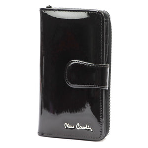 Pierre Cardin 05 LINE 116 juoda natūralios odos piniginė czarny