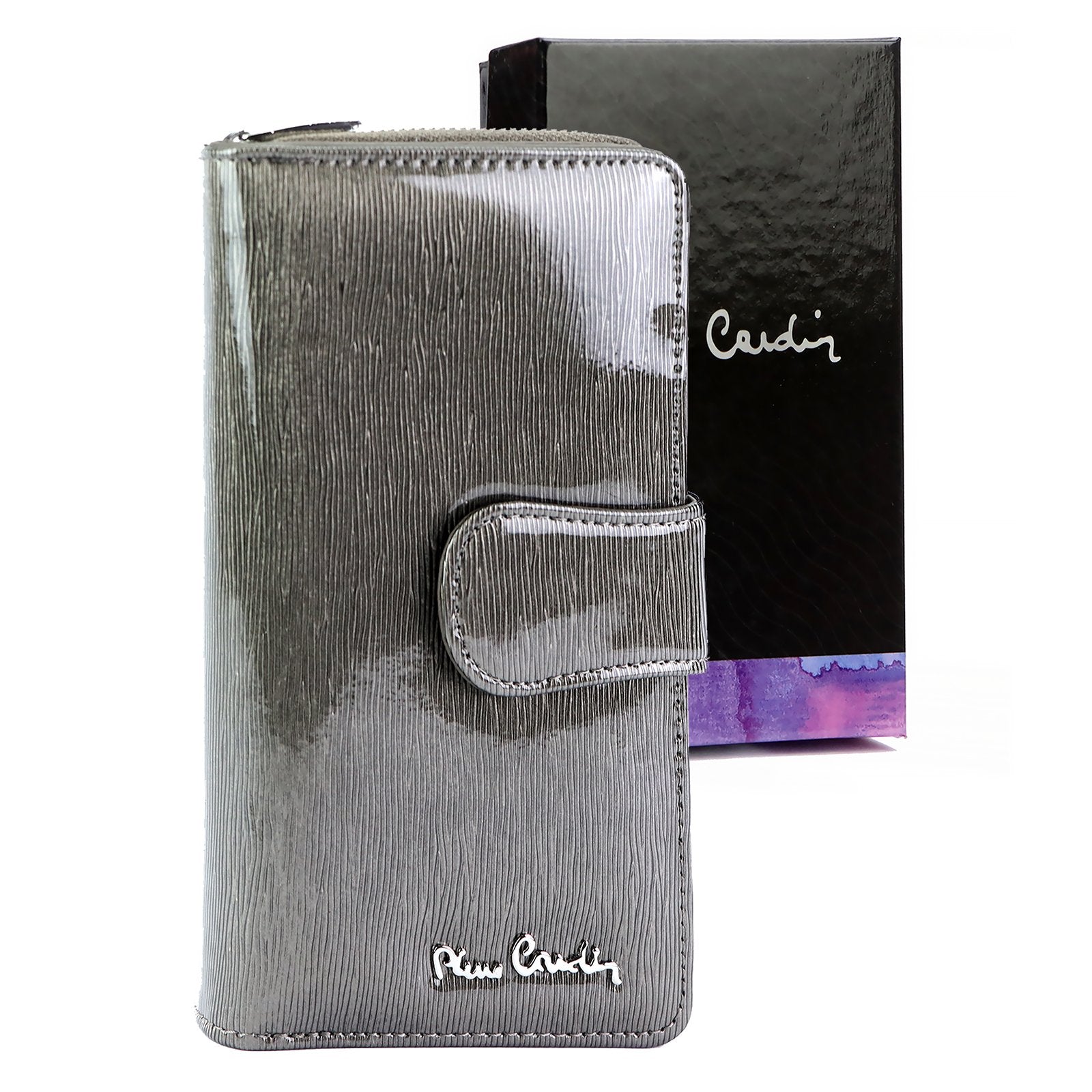 Pierre Cardin 05 LINE 116 pelenų pilka piniginė popiel