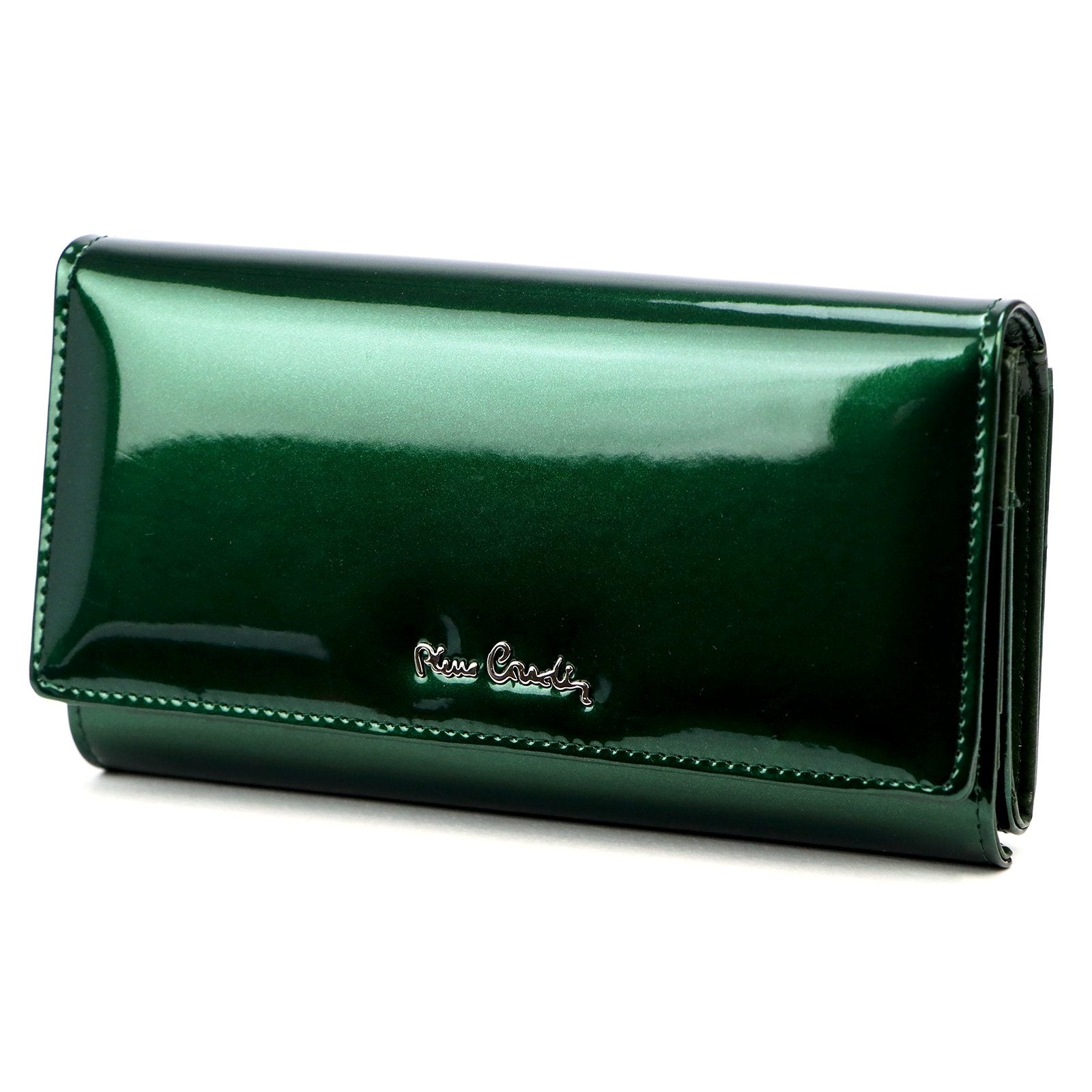 Pierre Cardin 07 SHINY 102 žalia piniginė zielony