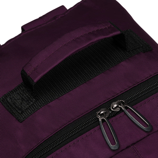 Ceļojumu mugursoma, poliesters, violeta
