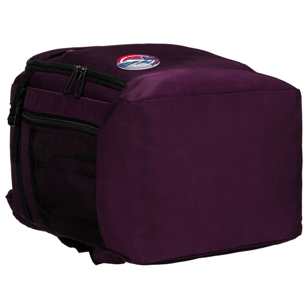 Ceļojumu mugursoma, poliesters, violeta
