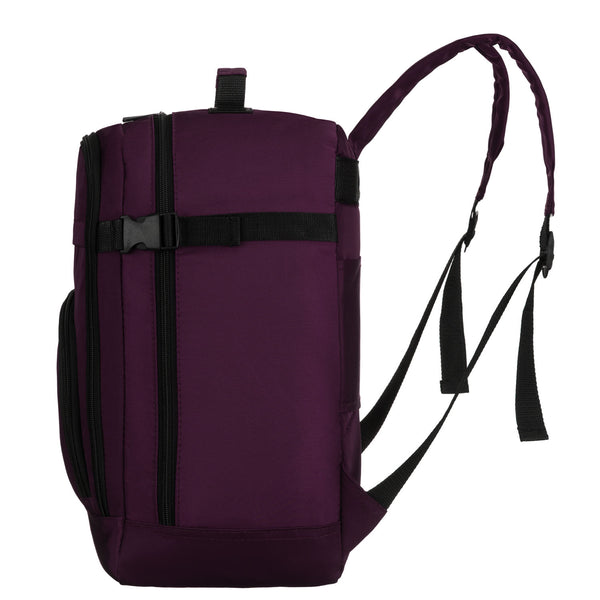 Ceļojumu mugursoma, poliesters, violeta