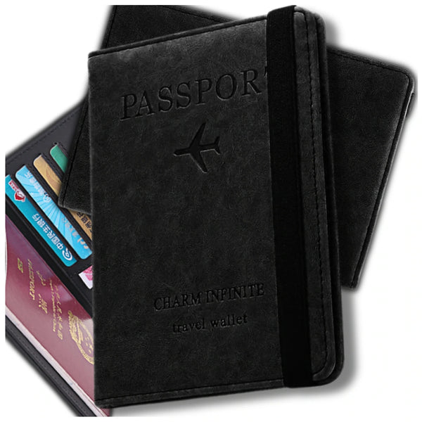 Ceļojumu maciņš dokumentiem un pasei ar RFID aizsardzību pret zādzību S1081