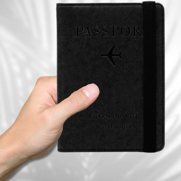 Ceļojumu maciņš dokumentiem un pasei ar RFID aizsardzību pret zādzību S1081