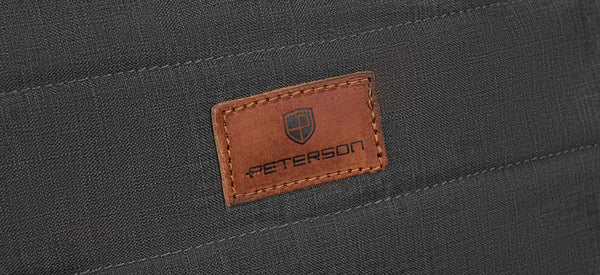 Ceļojuma soma Peterson, tumši pelēka
