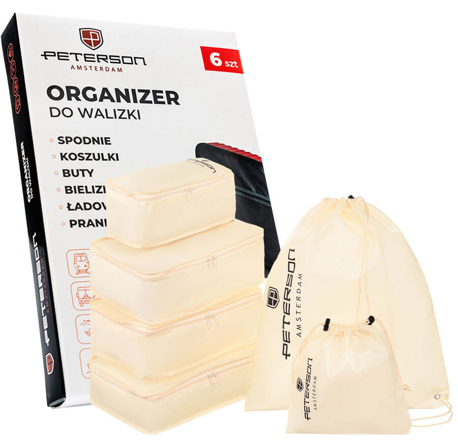 Ceļojumu organizatora komplekts čemodānam - Peterson