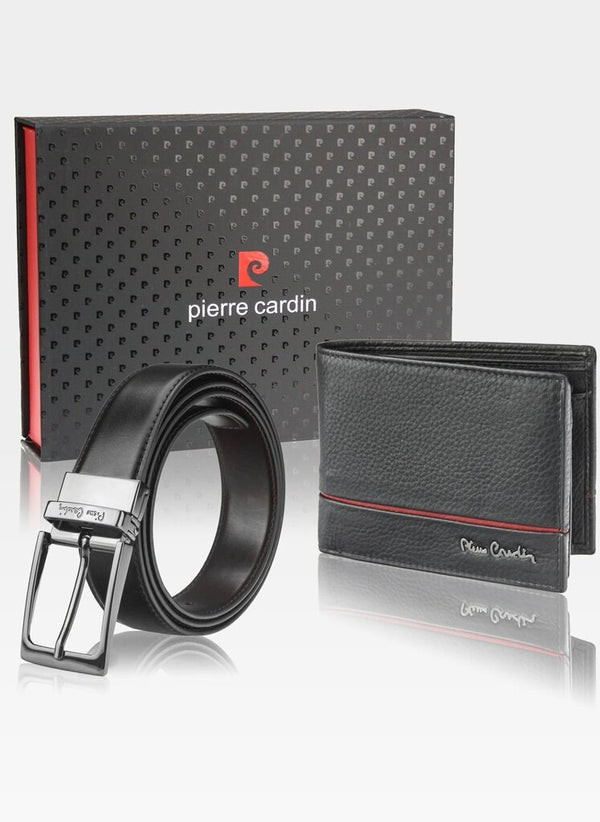 Vīriešu komplekta maks ar jostu Pierre Cardin K15 8806