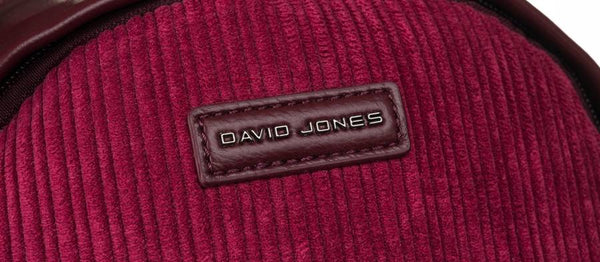 Sieviešu mugursoma David Jones DH66 bordo krāsā