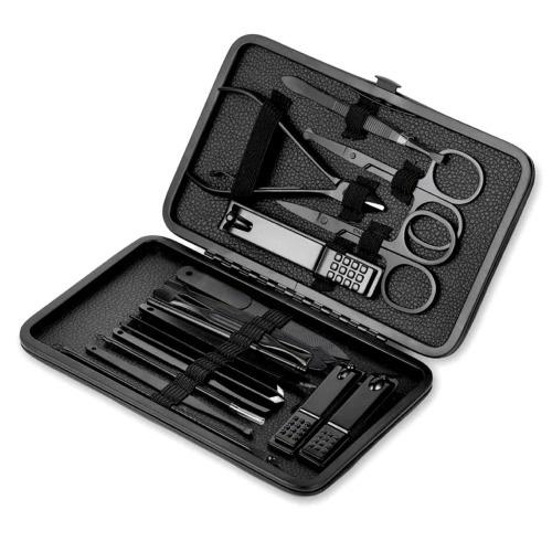 Manikīra un pedikīra instrumentu komplekts, 18 daļas FX2