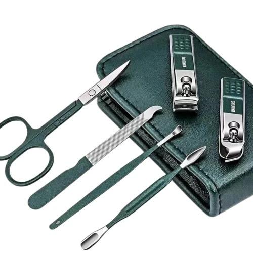 Manikīra un pedikīra instrumentu komplekts, 6 daļas FX2