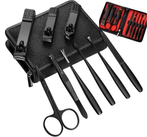 Manikīra un pedikīra instrumentu komplekts, 9 daļas FX2