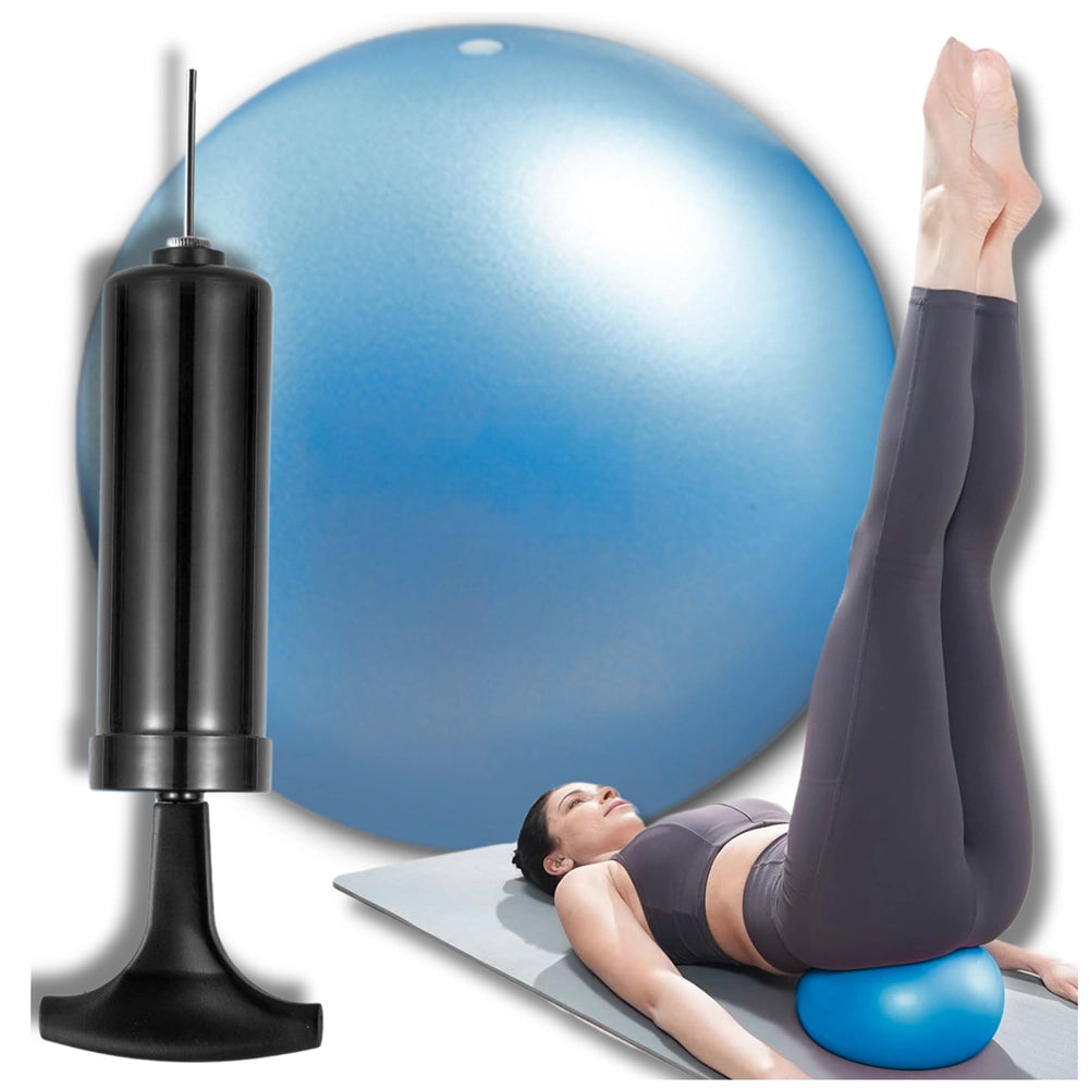 Maza jogas fitnesa bumba, 22 cm, ar pumpi, rehabilitācijai