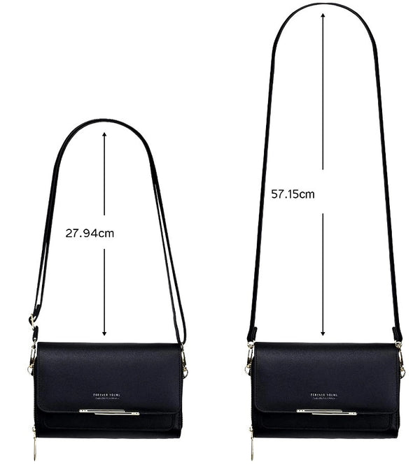 Maza sieviešu rokassomiņa A54, melna R844