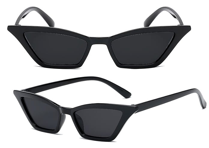 Maza sieviešu rokassomiņa + saulesbrilles S12 melna R855