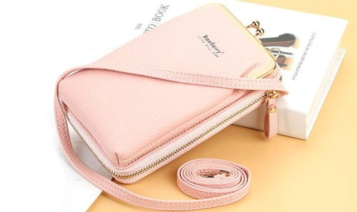 Maza sieviešu rokassomiņa N27 rozā R820