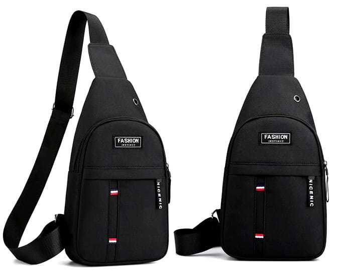 Maza sporta mugursoma vīriešiem L131, melna R281