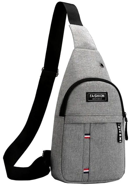 Maza sporta mugursoma vīriešiem L131, pelēka R280