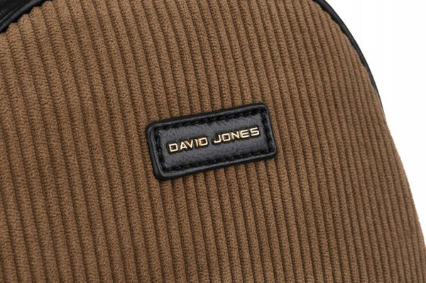 Maza sieviešu mugursoma David Jones, melna/haki krāsā