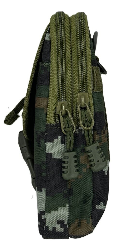 Maza taktiskā soma, vīriešu rokassoma Camo D1, tumši zaļa