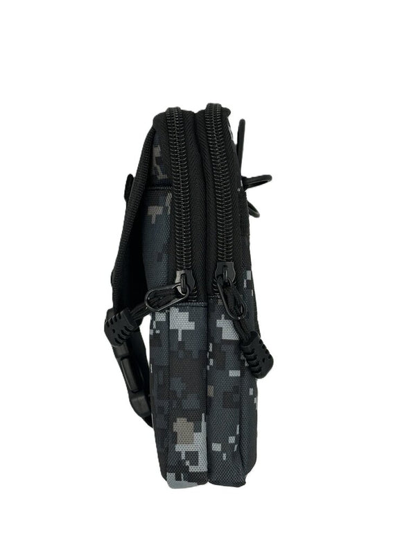 Maza taktiskā soma, vīriešu rokassoma Camo G1, pelēka