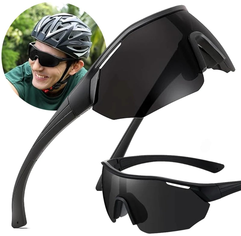 Polarizētas sporta brilles vīriešiem B58, melnas 
