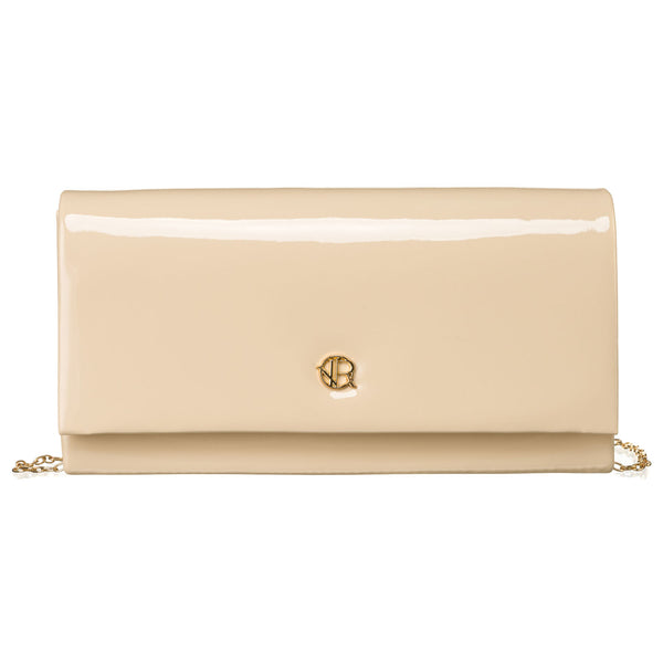 Sieviešu eleganta rokassoma, bēšā krāsā, mākslīgā āda. R560